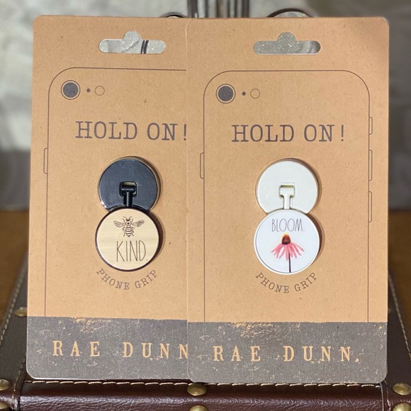 Rae Dunn "BE KIND & BLOOM" Phone Grips